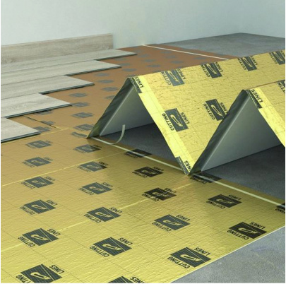 Podložka Egger SILENZIO DUO 1,5 mm XPS/PET s parozábranou  5341500  5,20€/m2 s DPH