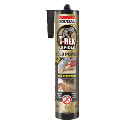 Lepidlo Soudal T-REX GOLD POWER Biely 290 ml
